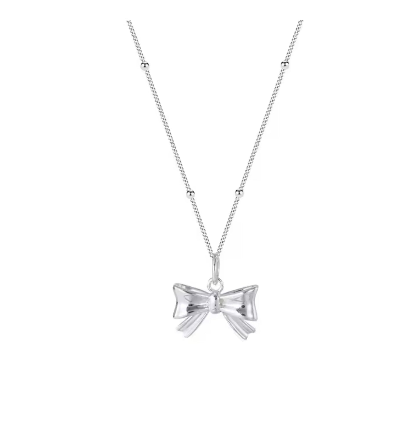 Dainty Bow Pendant