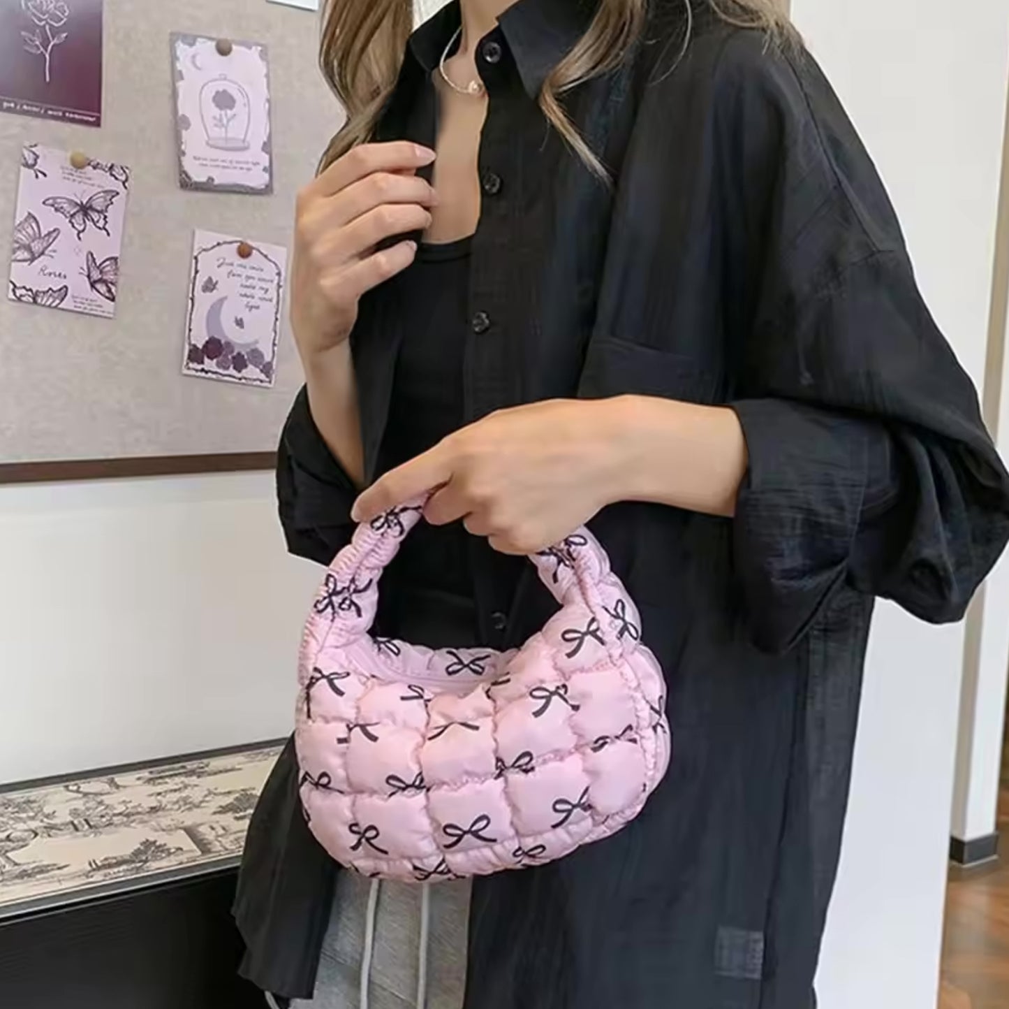 Quilted Bow Bag