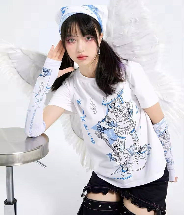 Angel Graphic Top