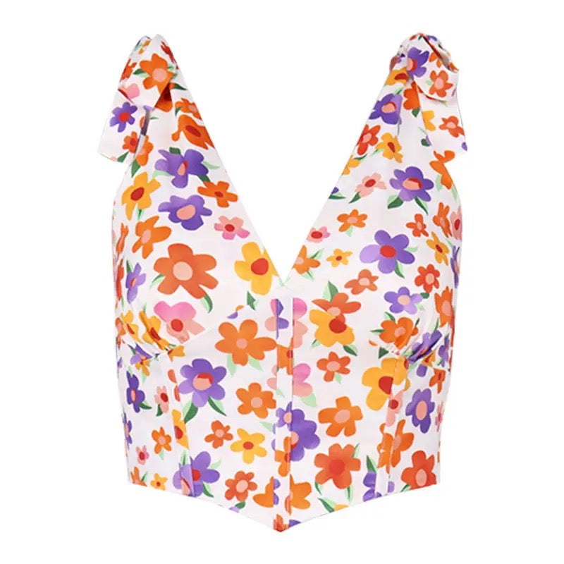 Floral Corset Blouse