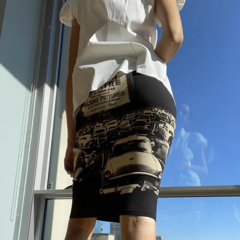 Route66 Midi Pencil Skirt