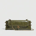 Olive Patent Bag