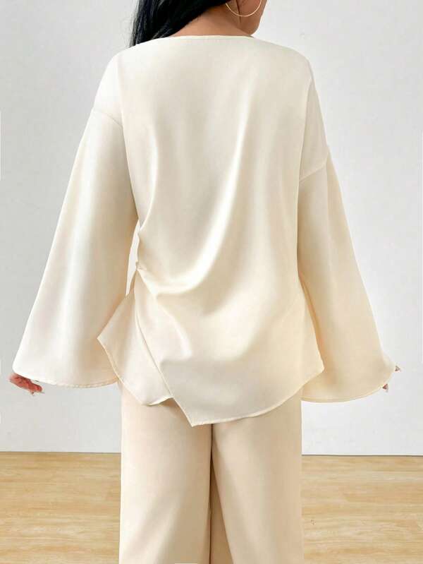 Modest Asymmetrical Blouse