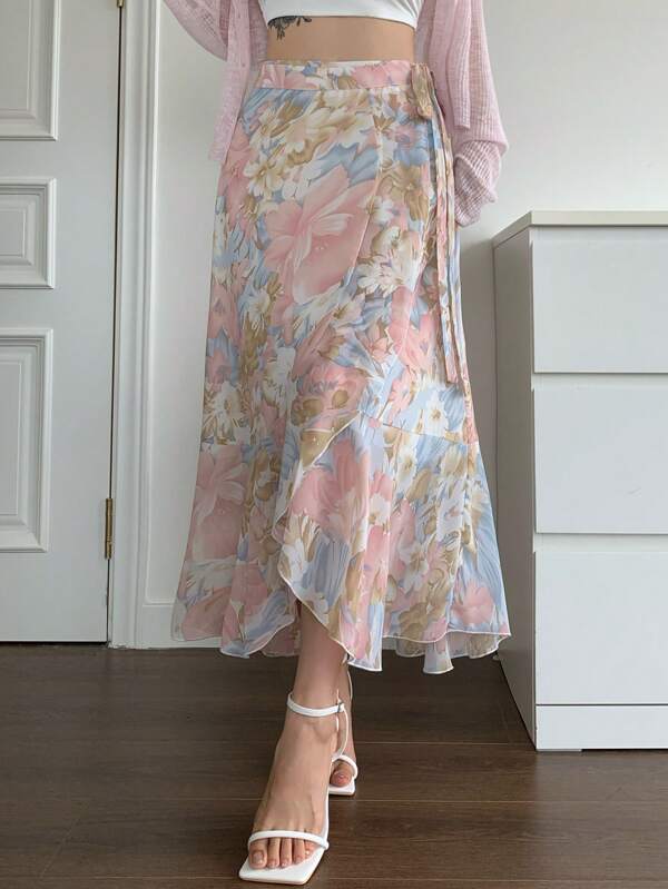 Chiffon Wrap Skirt