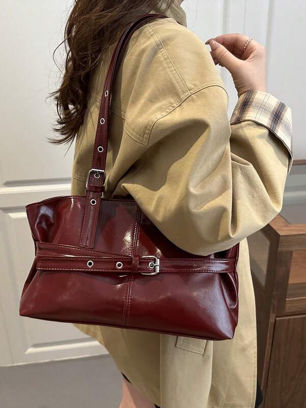 Cherry Patent Bag