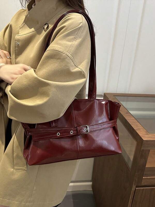 Cherry Patent Bag