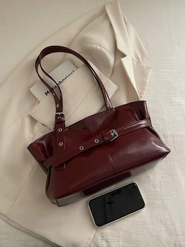 Cherry Patent Bag