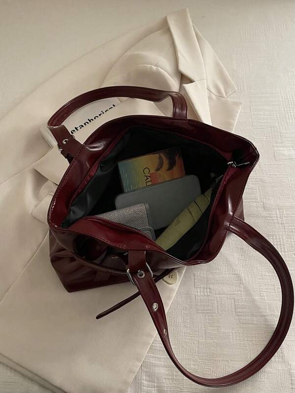 Cherry Patent Bag