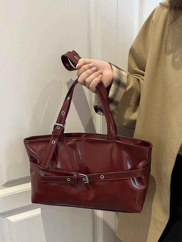 Cherry Patent Bag