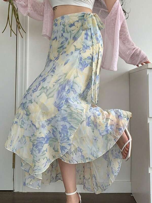 Chiffon Wrap Skirt