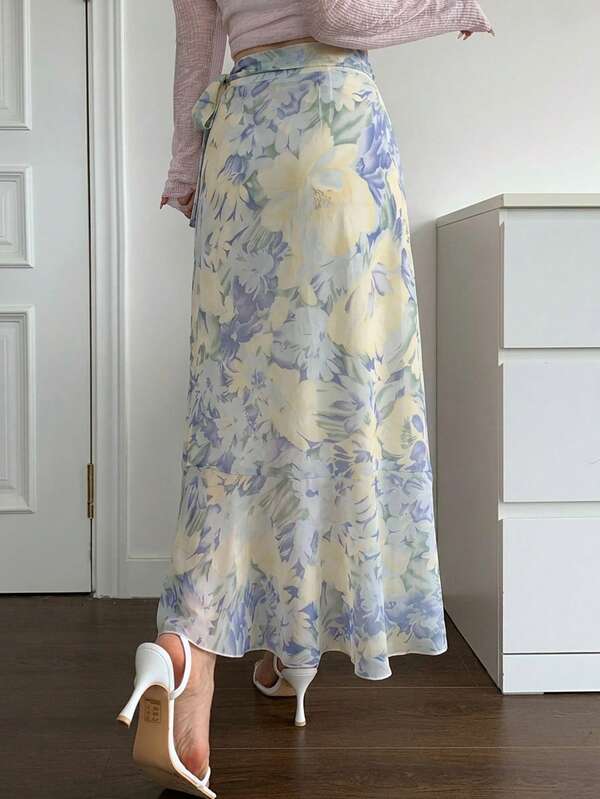 Chiffon Wrap Skirt