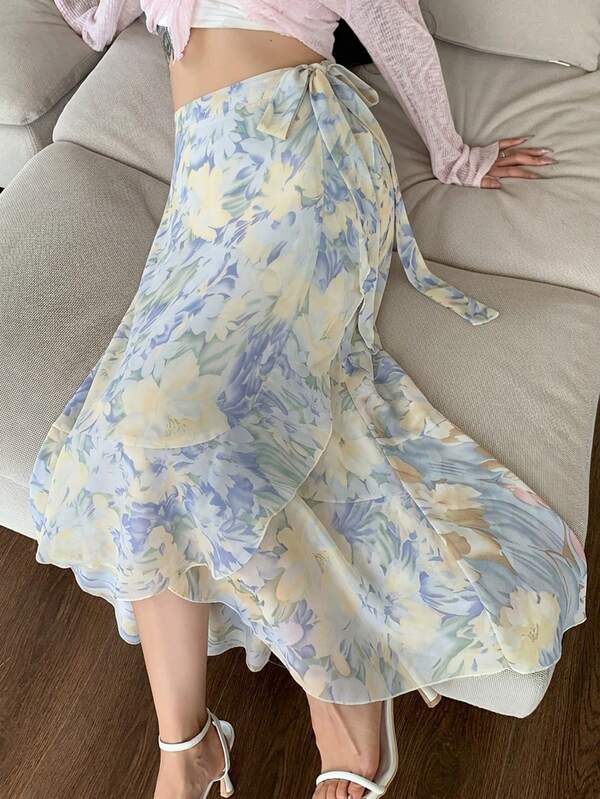 Chiffon Wrap Skirt