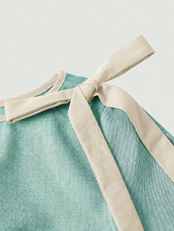 Dahlia Top - Aquamarine