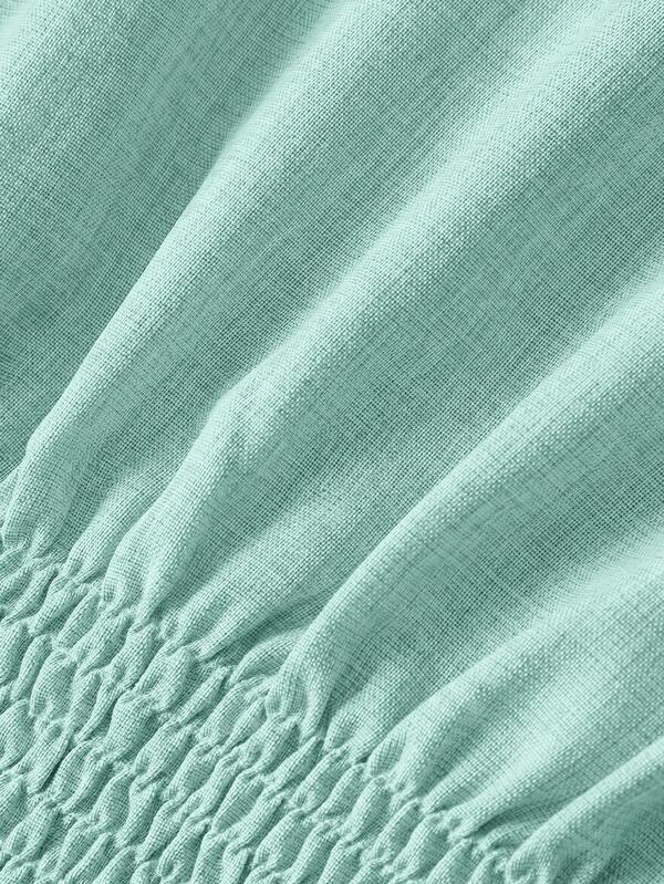 Dahlia Top - Aquamarine