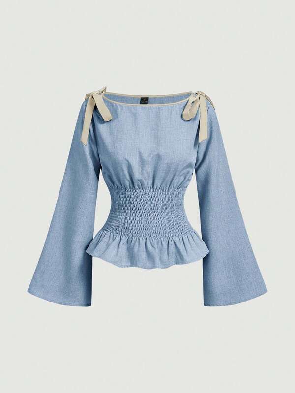 Dahlia Top - Blue