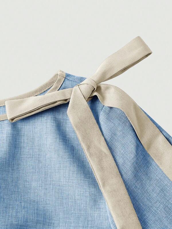 Dahlia Top - Blue