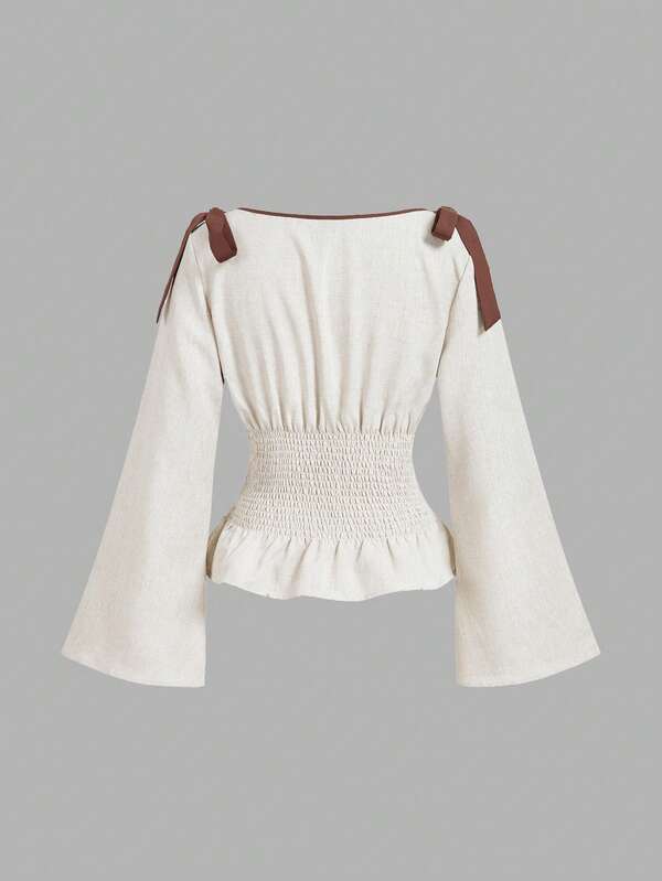 Dahlia Top - White