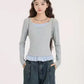 Faux layer Coquette Top