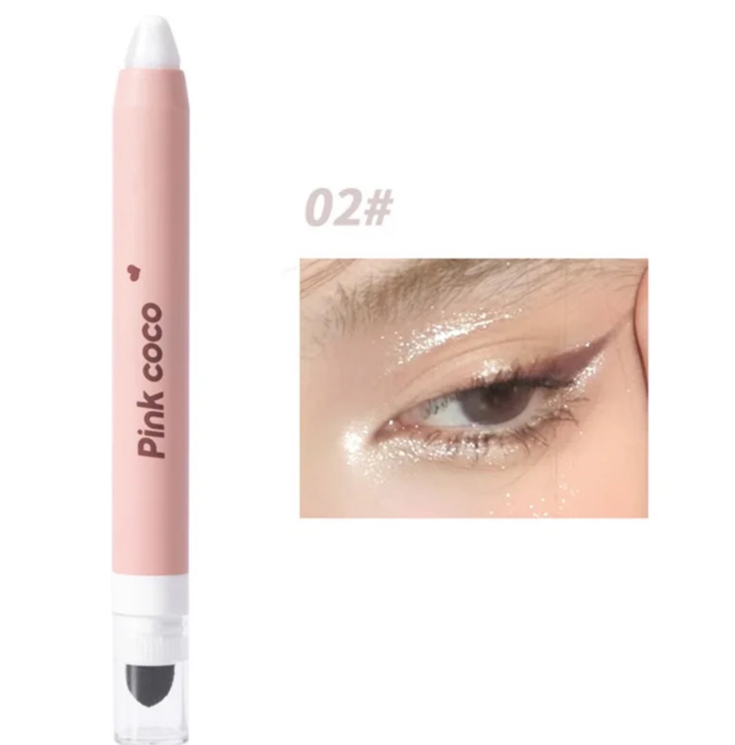 Pink Coco Glitter eyeshadow stick