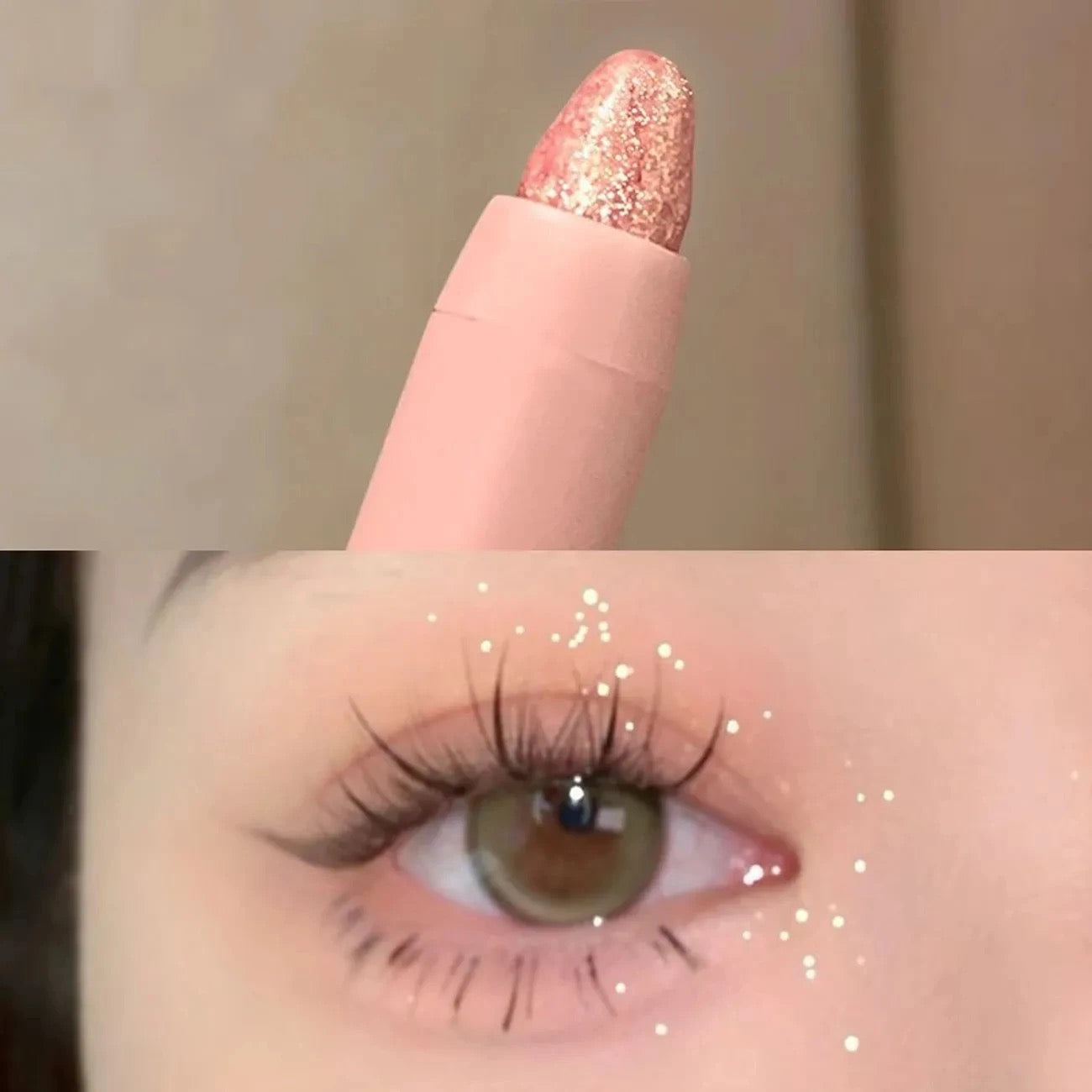 Pink Coco Glitter eyeshadow stick