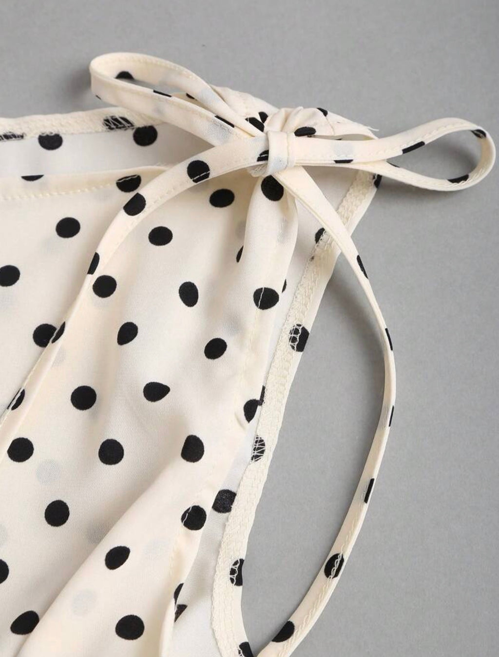 Polka Rutched Blouse