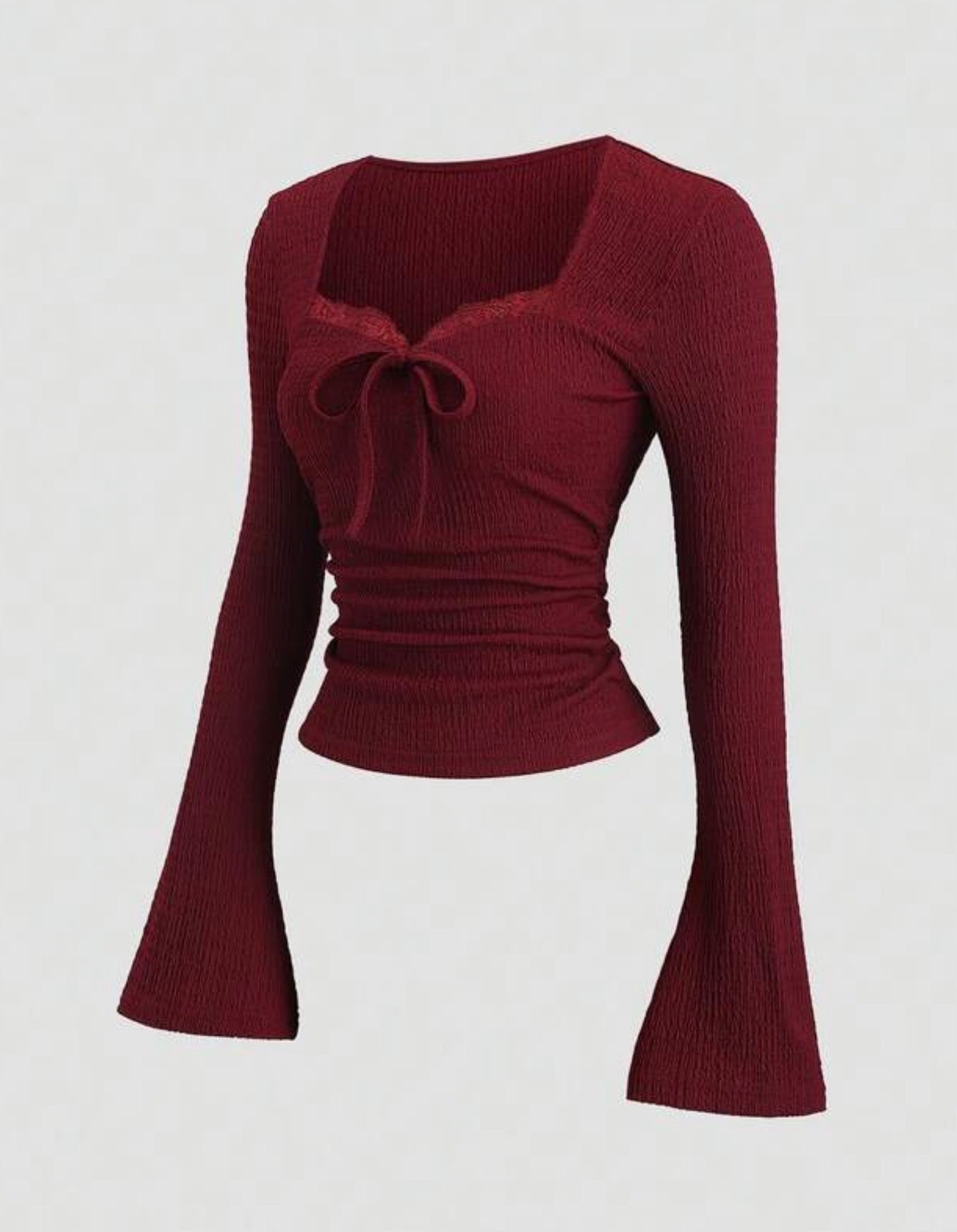 Sweetheart Neckline Blouse