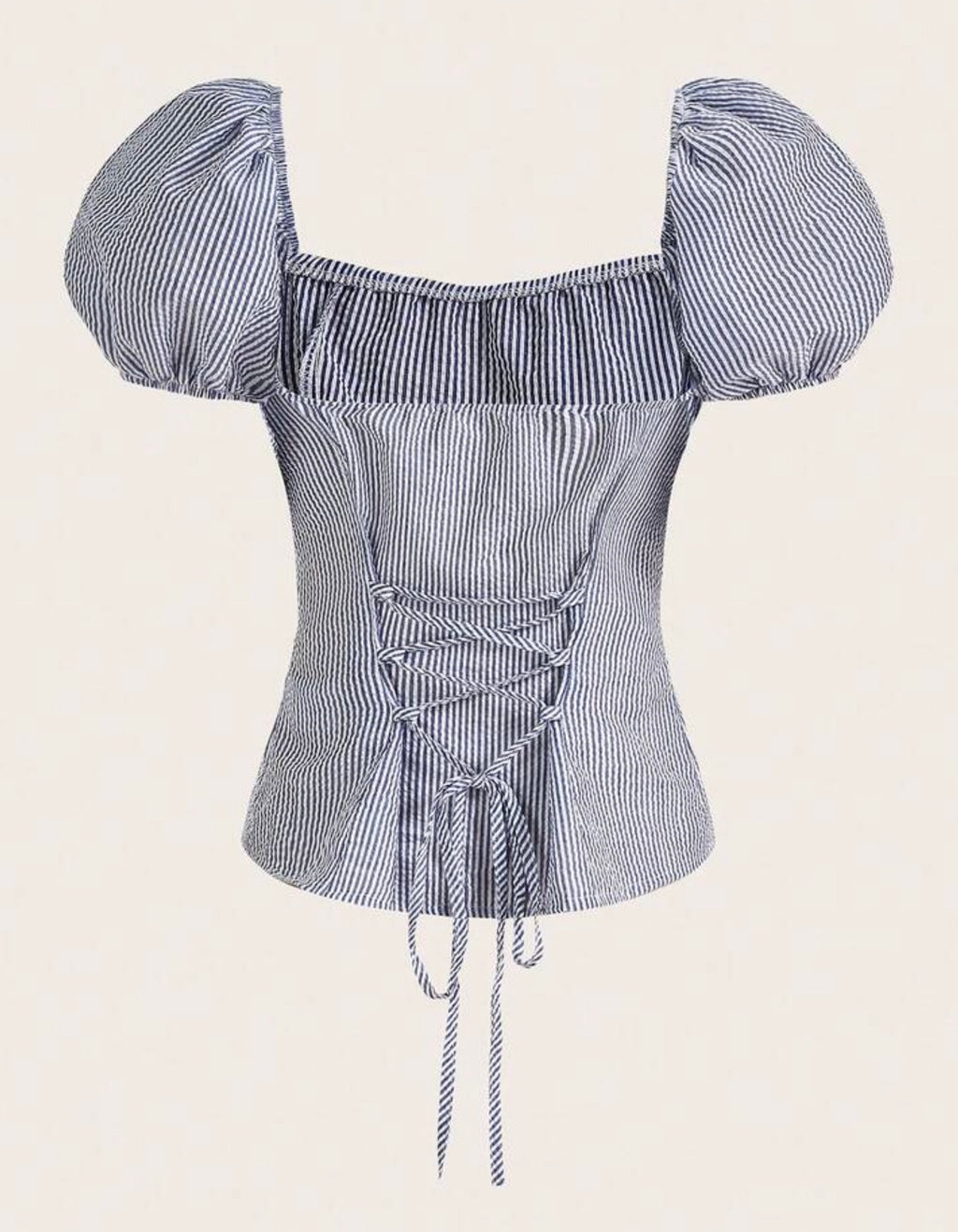 Irene Puff Sleeve Corset Top