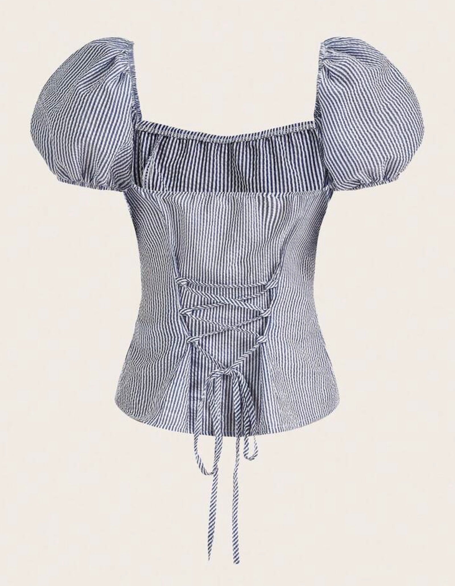 Irene Puff Sleeve Corset Top