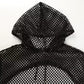 Mesh Cropped Hoodie