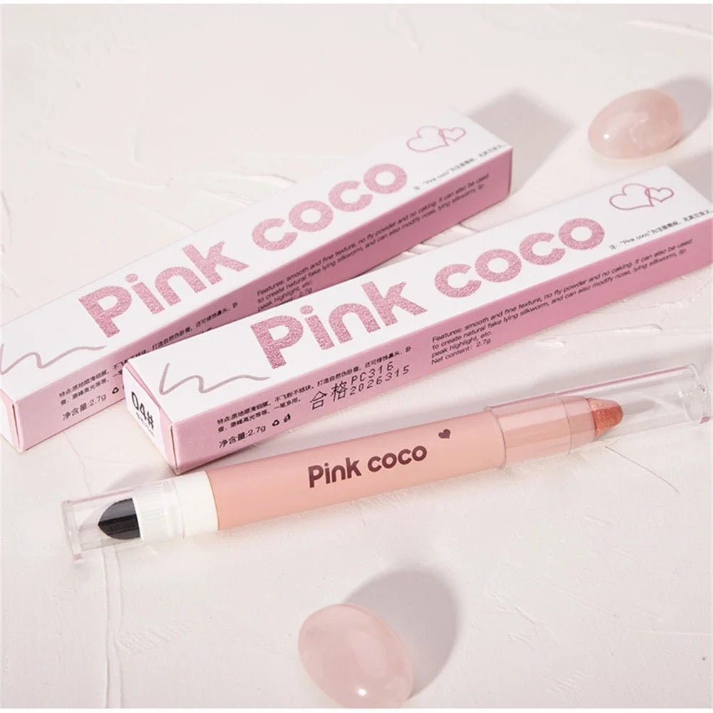 Pink Coco Glitter eyeshadow stick