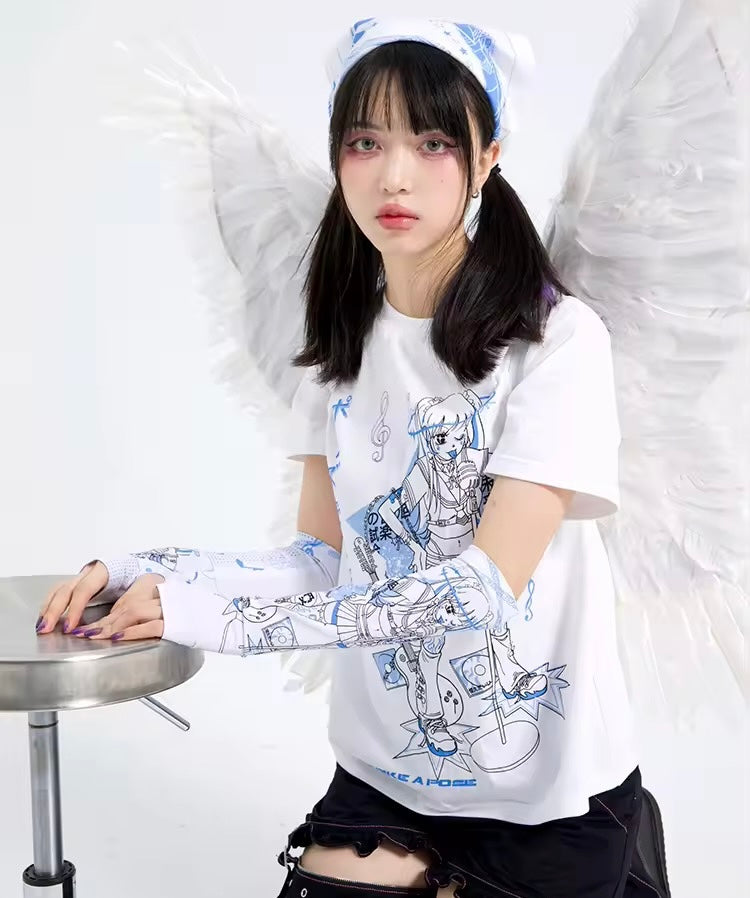 Angel Graphic Top