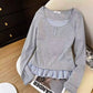 Faux layer Coquette Top