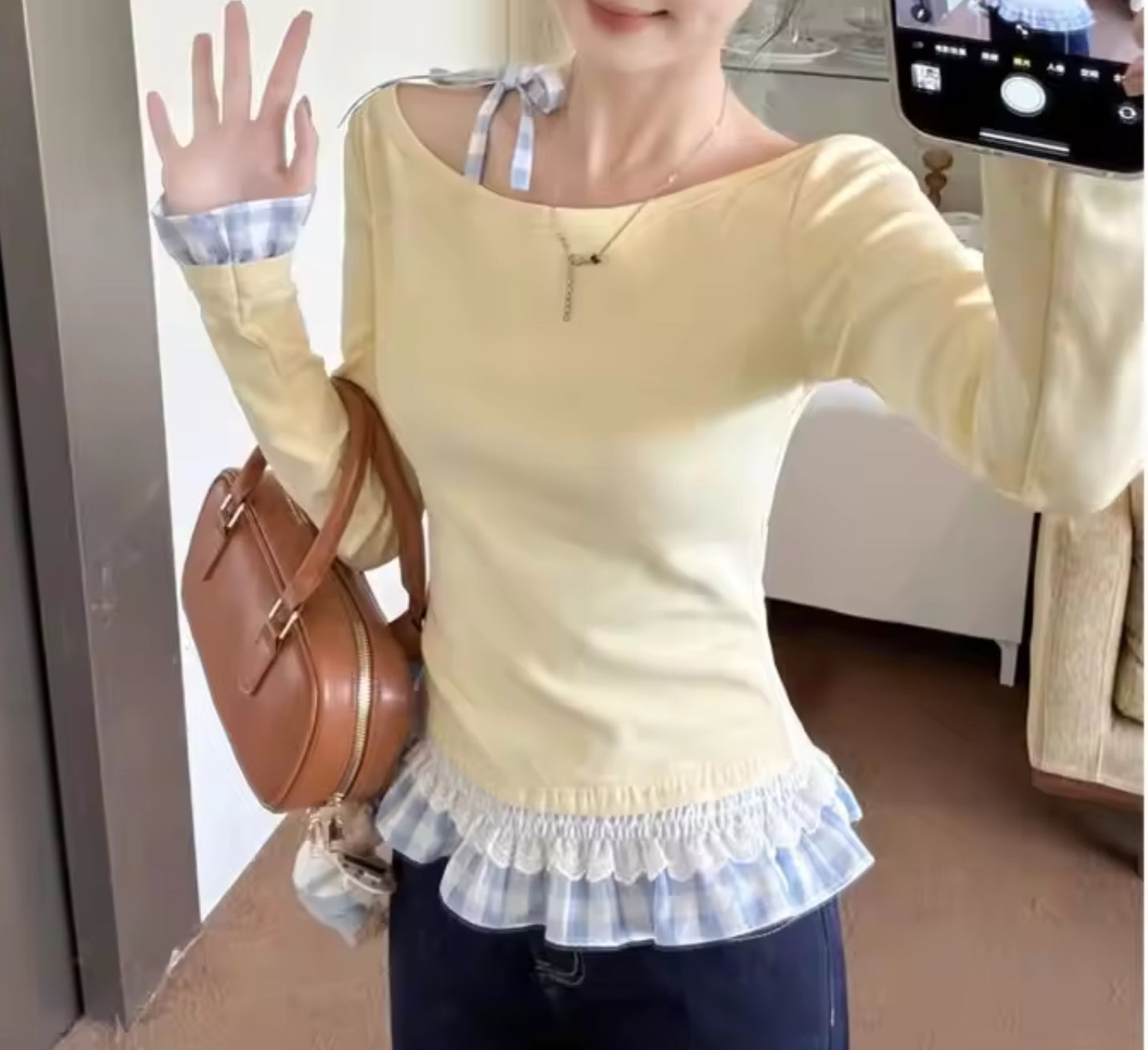 Frilly Layered Top