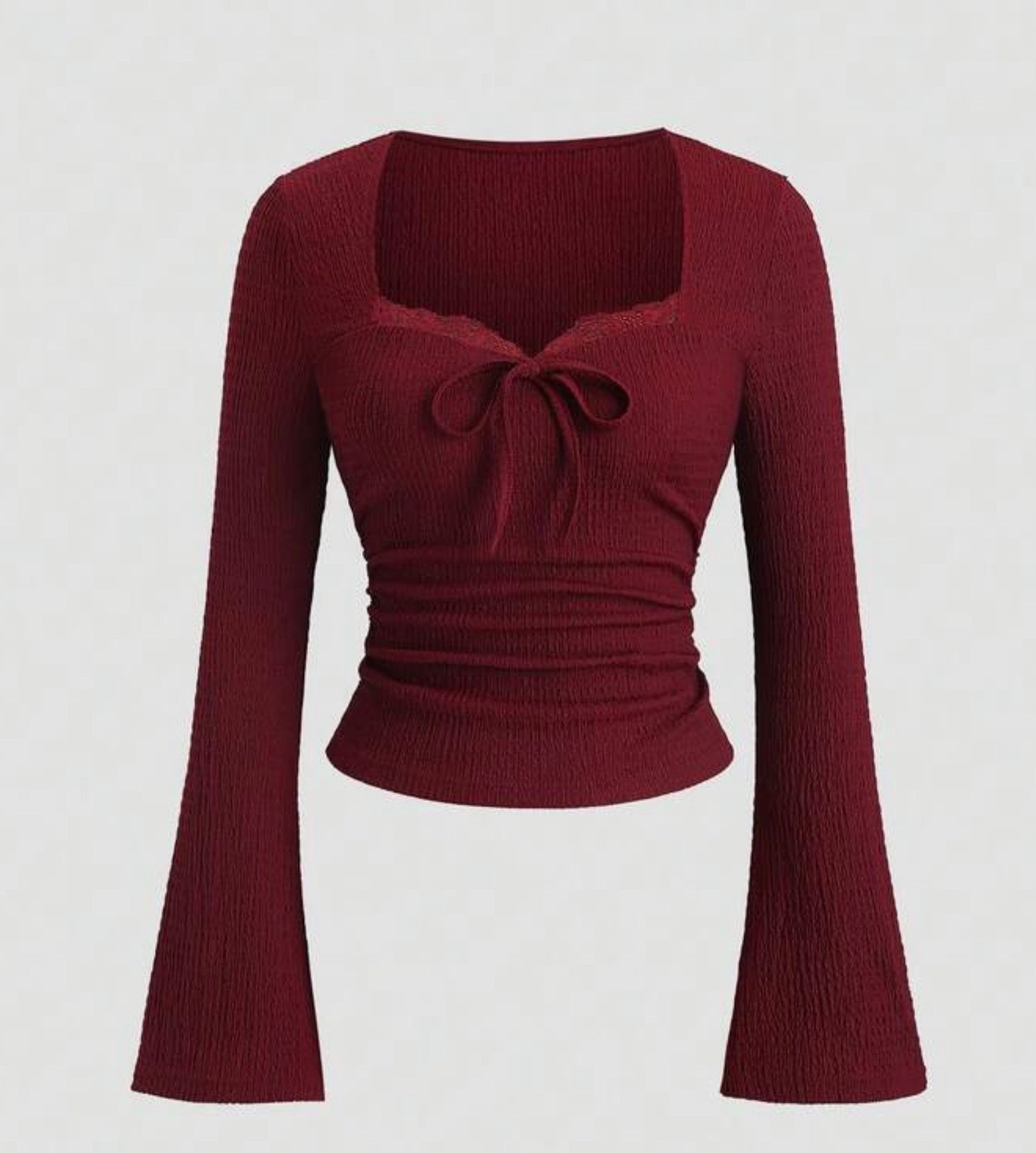Sweetheart Neckline Blouse