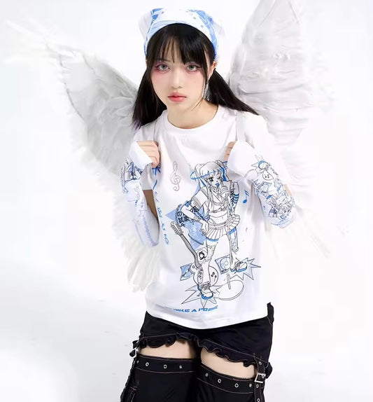 Angel Graphic Top