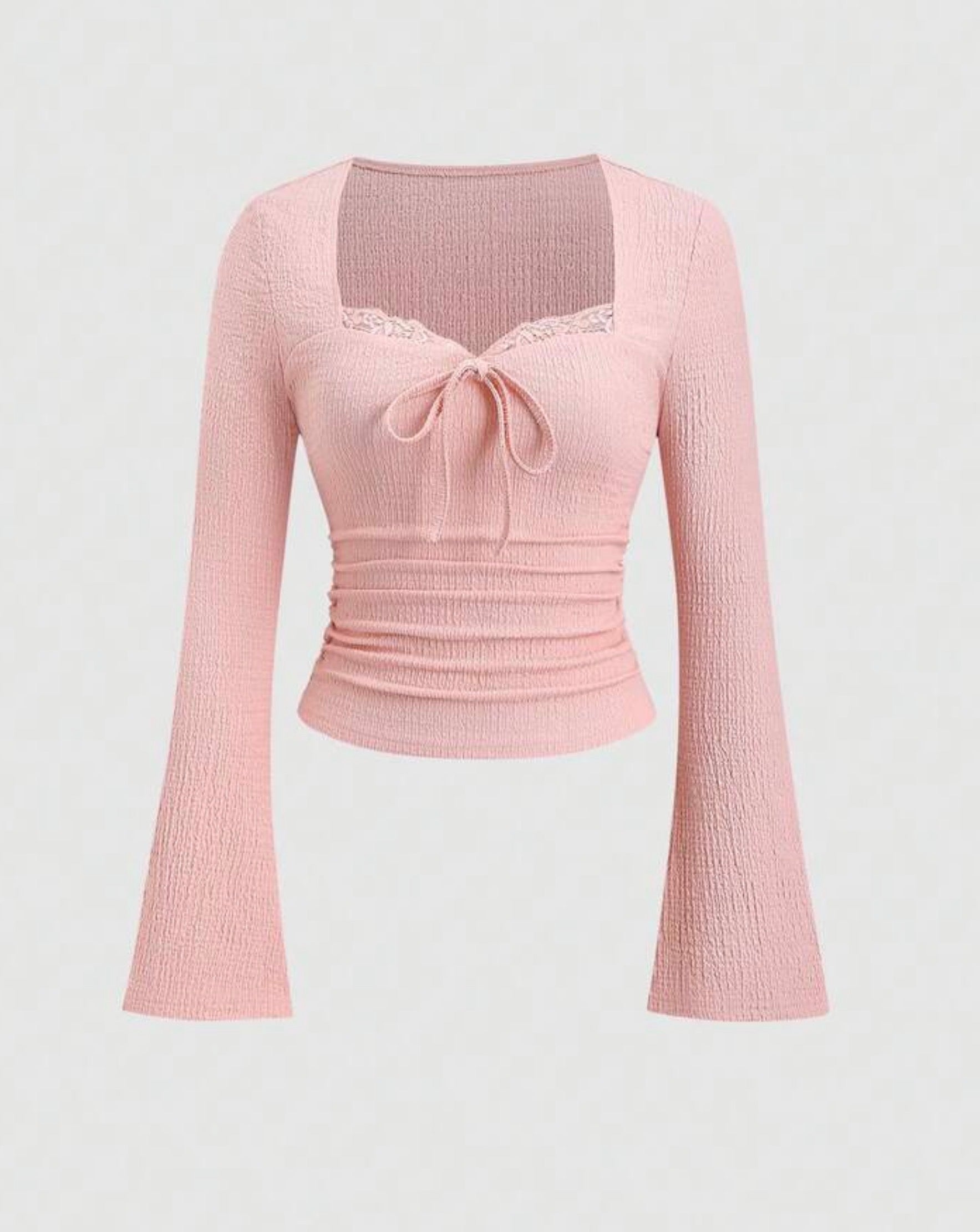 Sweetheart Neckline Blouse