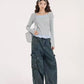 Faux layer Coquette Top