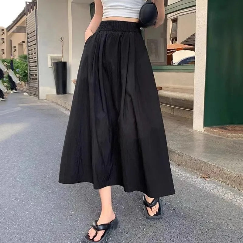 Summer Basic Pocket Skirt