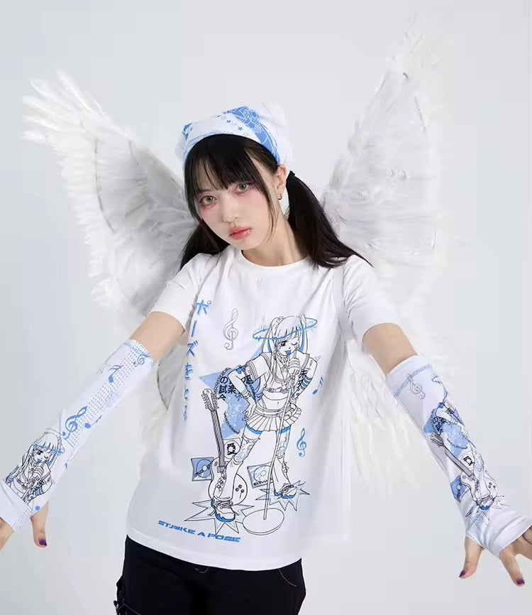 Angel Graphic Top