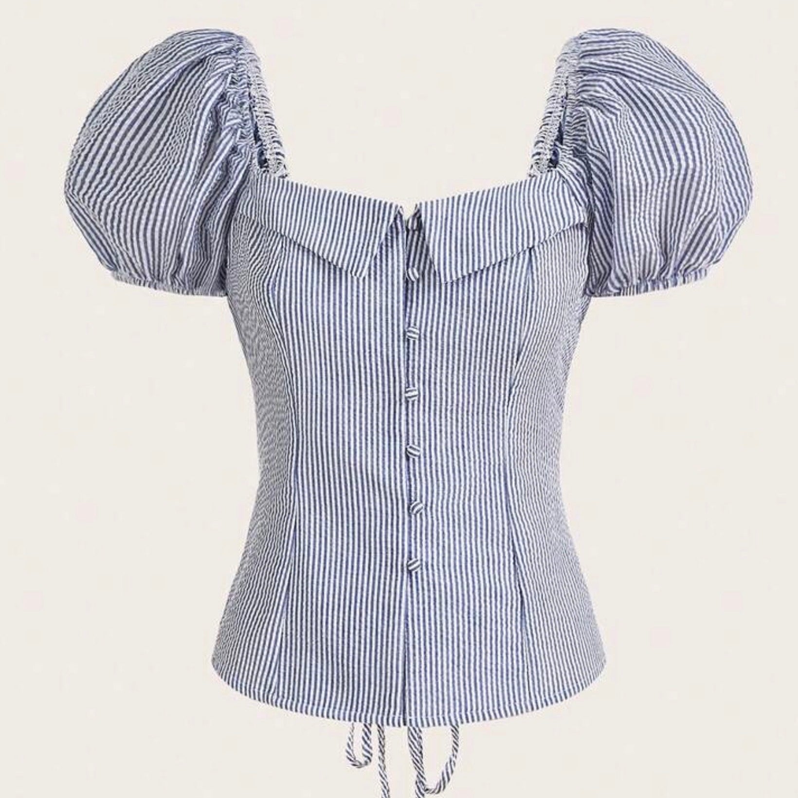 Irene Puff Sleeve Corset Top