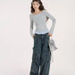 Faux layer Coquette Top
